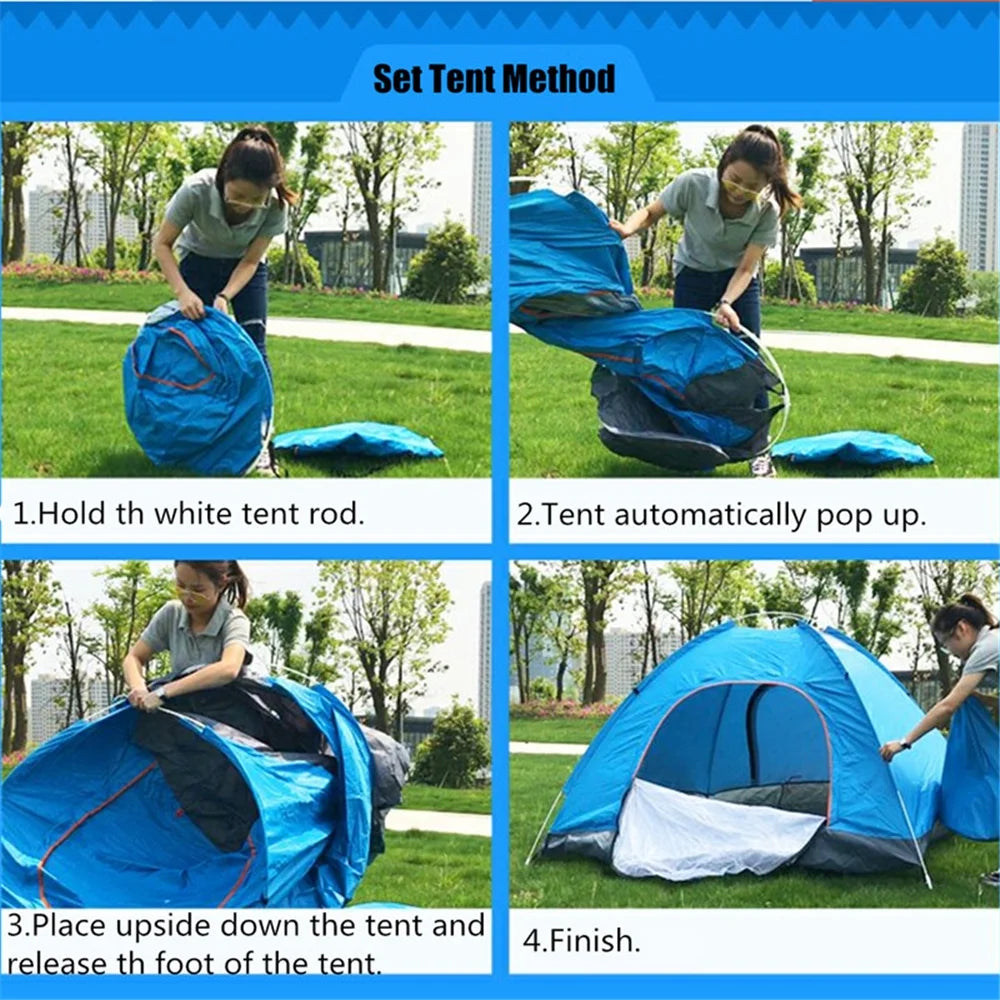 1-2 Person Rainproof Camping Tent X832