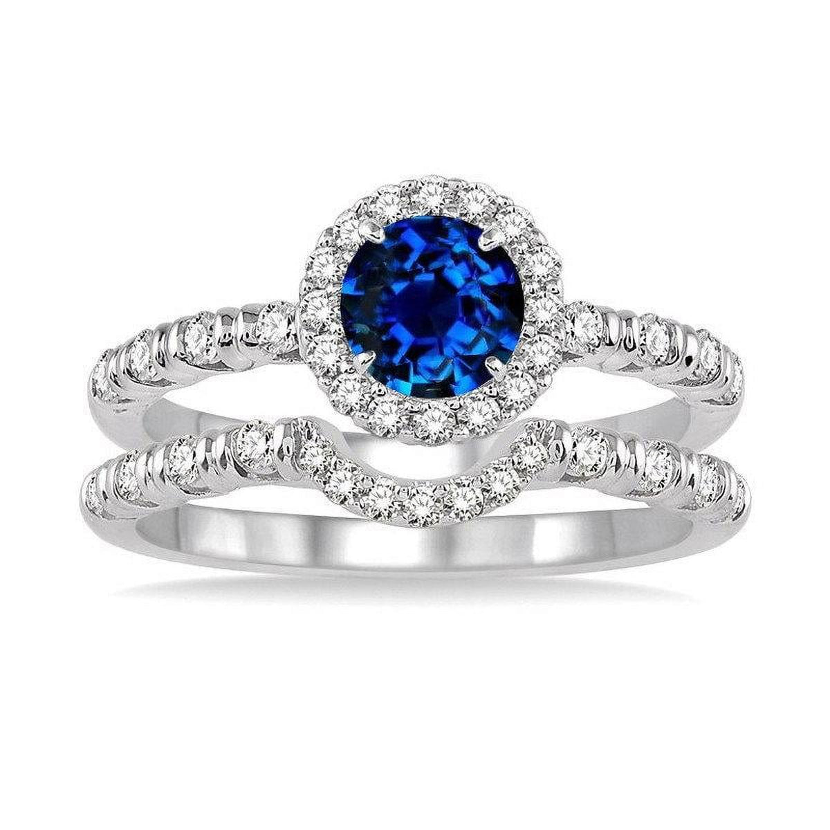 14k White Gold Diamond Wedding Set Z8715