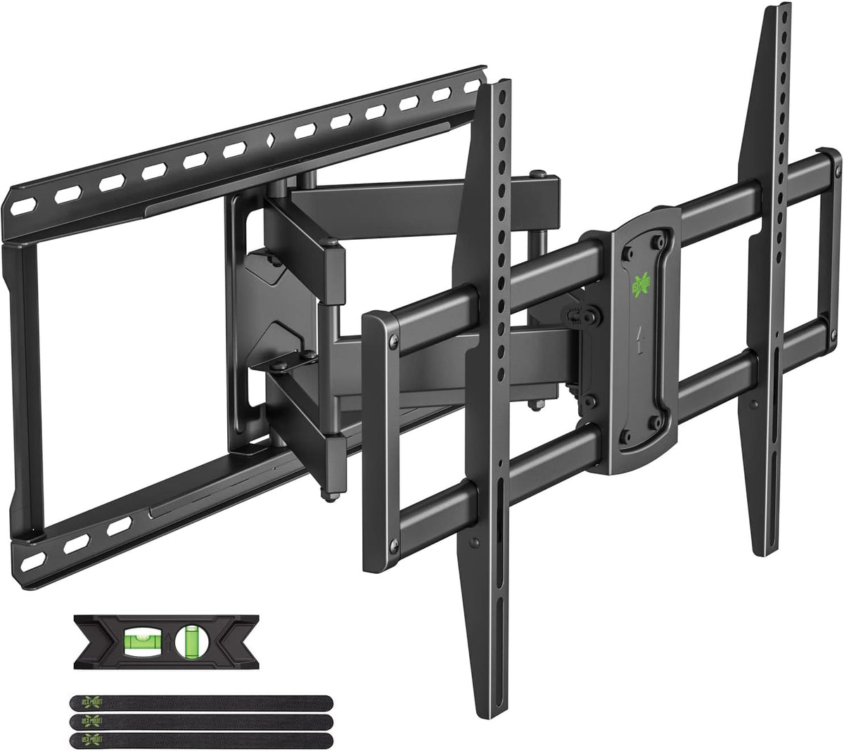 Full Motion TV Wall Mount for 37"-90" TVs, VESA 600x400mm, 132lbs H4342