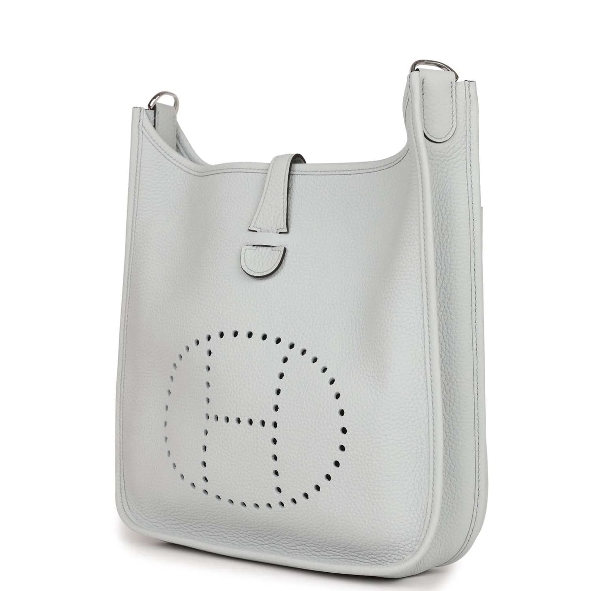 Bleu Pale Clemence Palladium Hardware P338