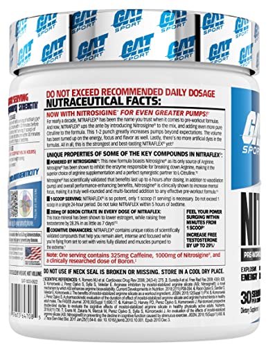Blue Raspberry Pre-Workout Powder, 30 Servings E116451
