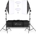 Softbox Lighting Kit 20x28'' Continuous Lighting with 2pcs 5500K Bulb B5742
