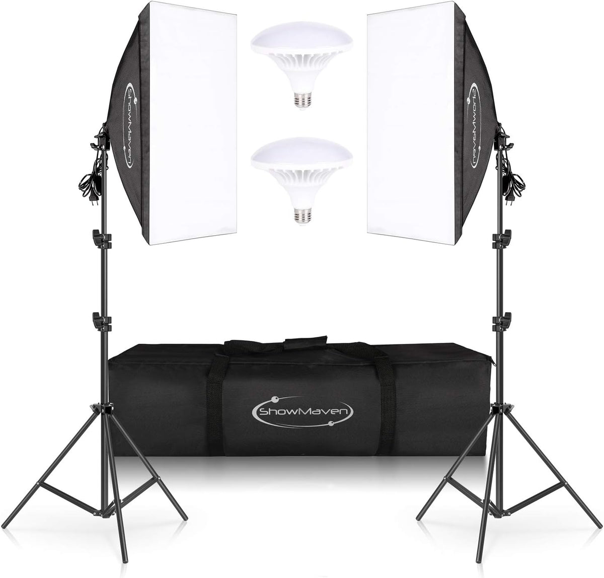 Softbox Lighting Kit 20x28'' Continuous Lighting with 2pcs 5500K Bulb B5742