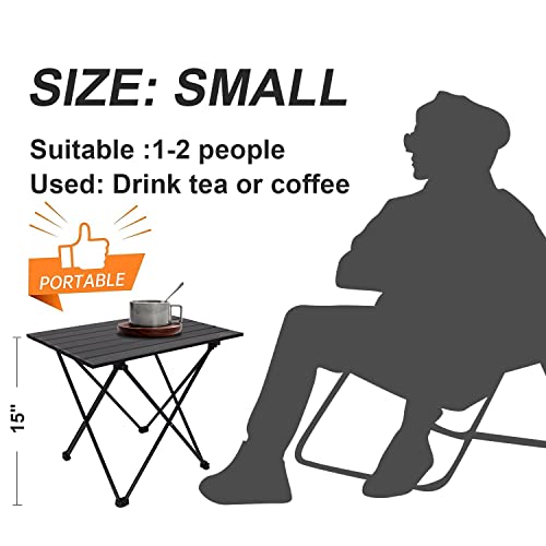 Folding Aluminum Camping Table with Carry Bag L84025