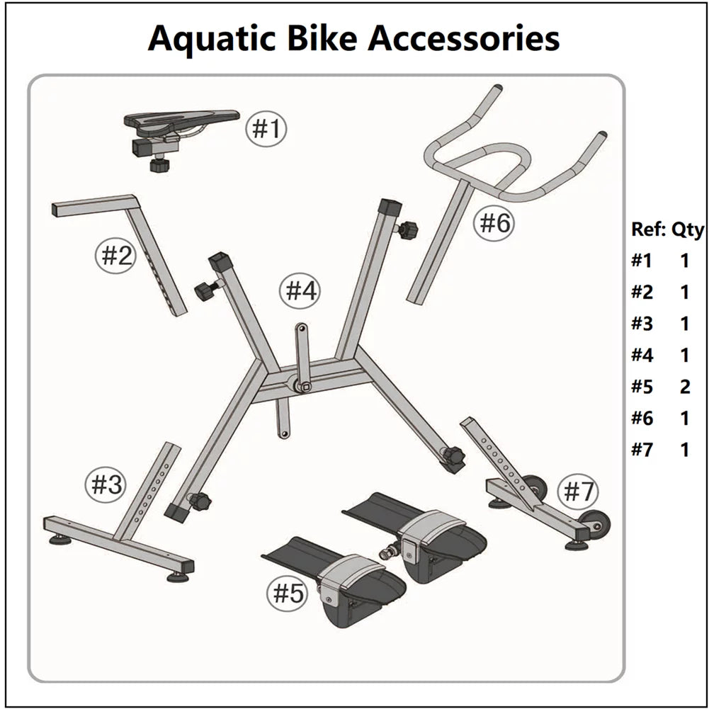 316L Stainless Steel Aquatic Bike F204070