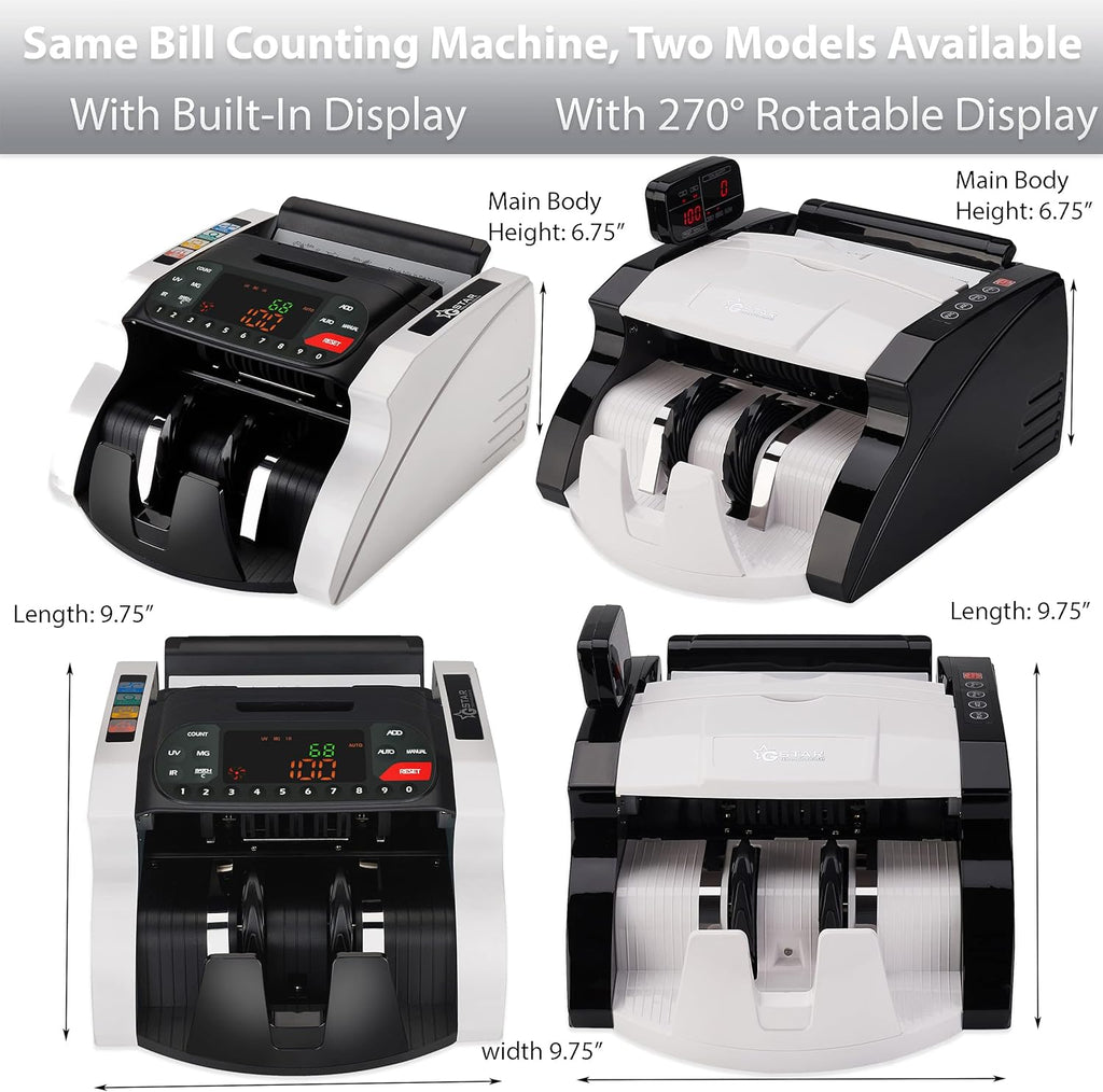Money Counter with UV/MG/IR Counterfeit Bill Detection S44698