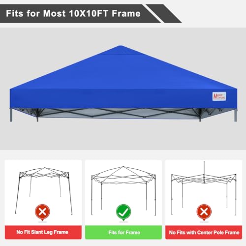 Black 10x10 Pop Up Canopy Top F877672