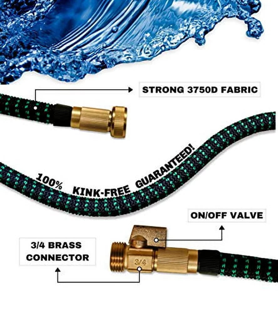 50FT Expandable Heavy Duty No-Kink Garden Hose V974549