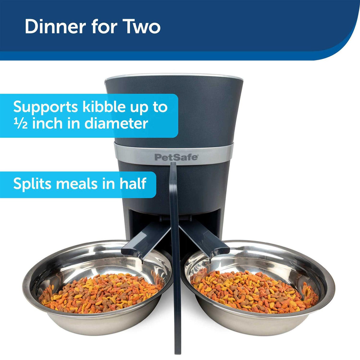2-Pet Meal Splitter with Bowl Q2040