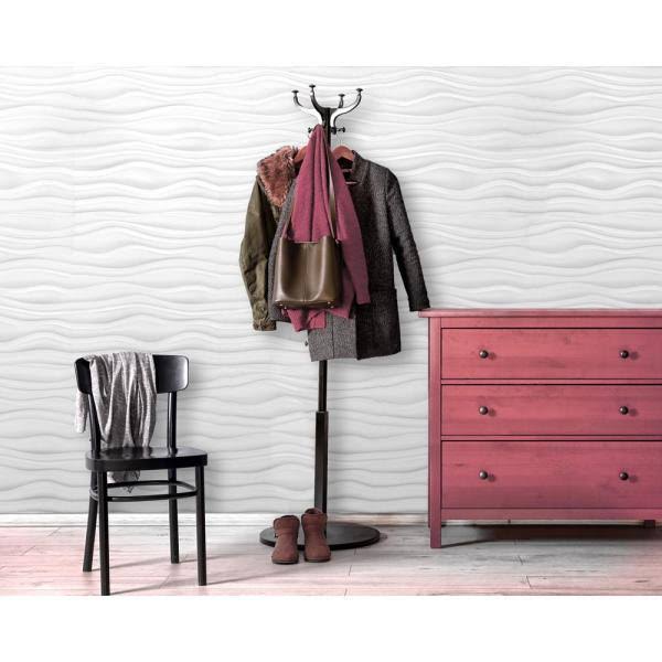 White Vinyl Wall Paneling T6284