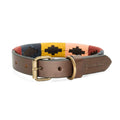 Leather Hand-Stitched Polo Dog Collar R2707