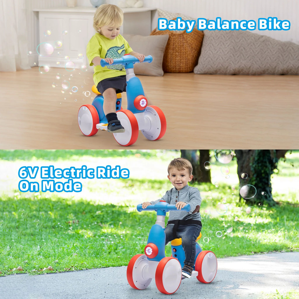 Blue Ride On Electric Car with Remote Control P815091