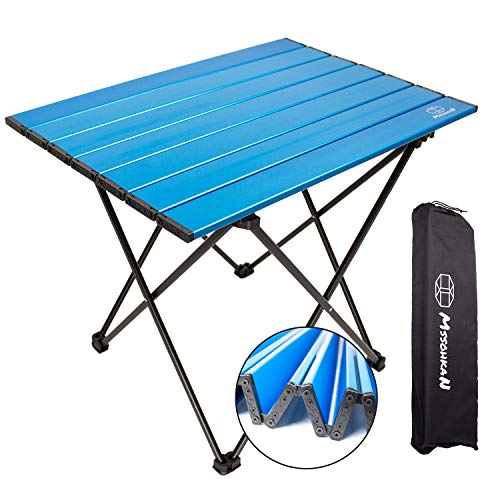 Folding Aluminum Camping Table with Carry Bag L84025