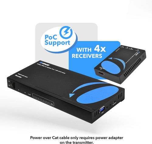 1x4 HDMI Extender Splitter 4K Over Single Cable CAT6/7 O3183