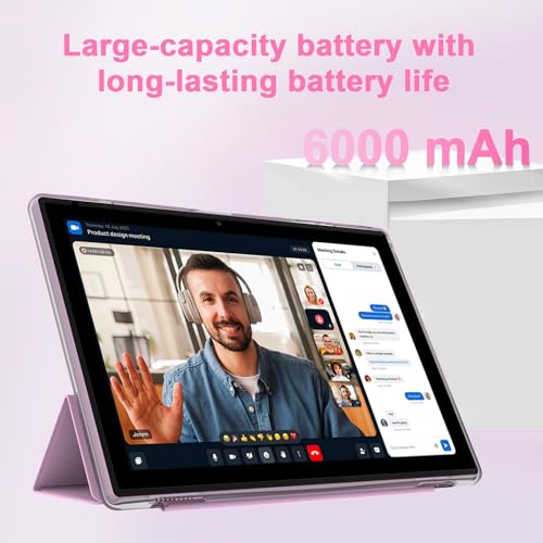18GB RAM 128GB ROM 2TB Expandable 2 in 1 Tablet with Keyboard Case Mouse Stylus S72675