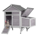 Chicken Coop with Nesting Box Waterproof Duck Coop Q32145