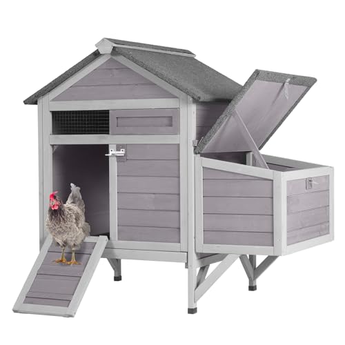 Chicken Coop with Nesting Box Waterproof Duck Coop Q32145