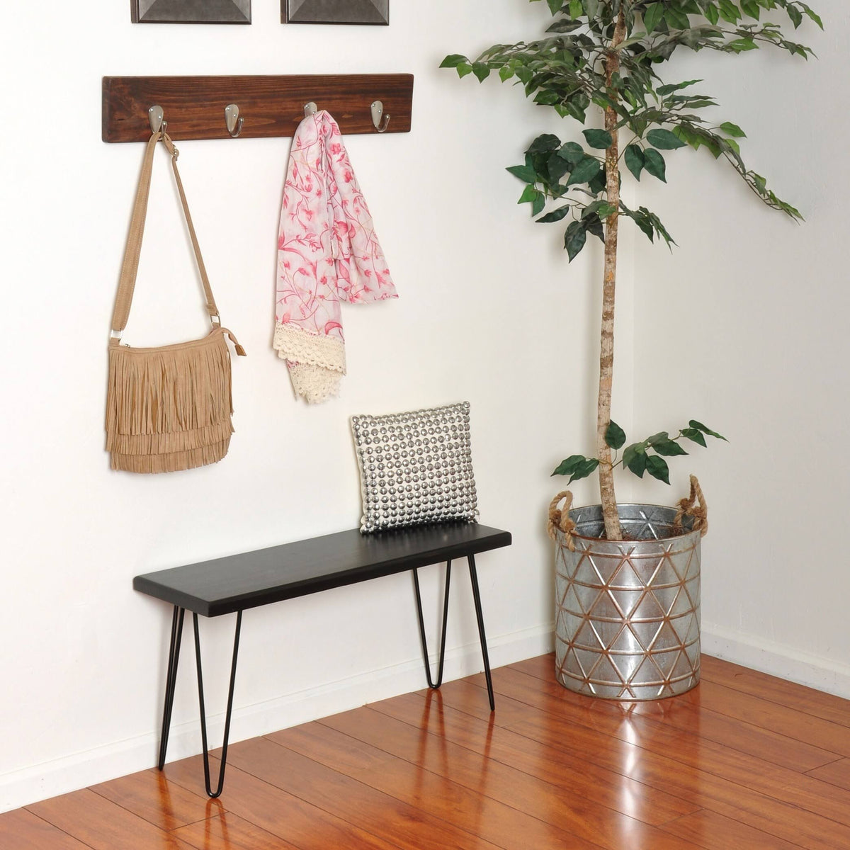 Ebony Wood Bench X979403