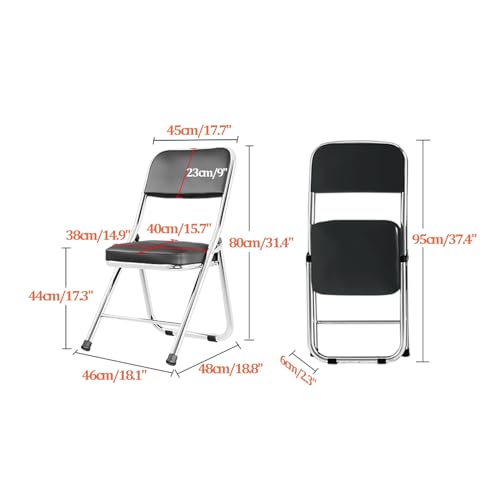 Purple Metal Folding Chair with Padded Seat W541360