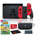 Mario Choose One Bundle with Carry Case, 128GB SD Card, and Animal Crossing Game E156235