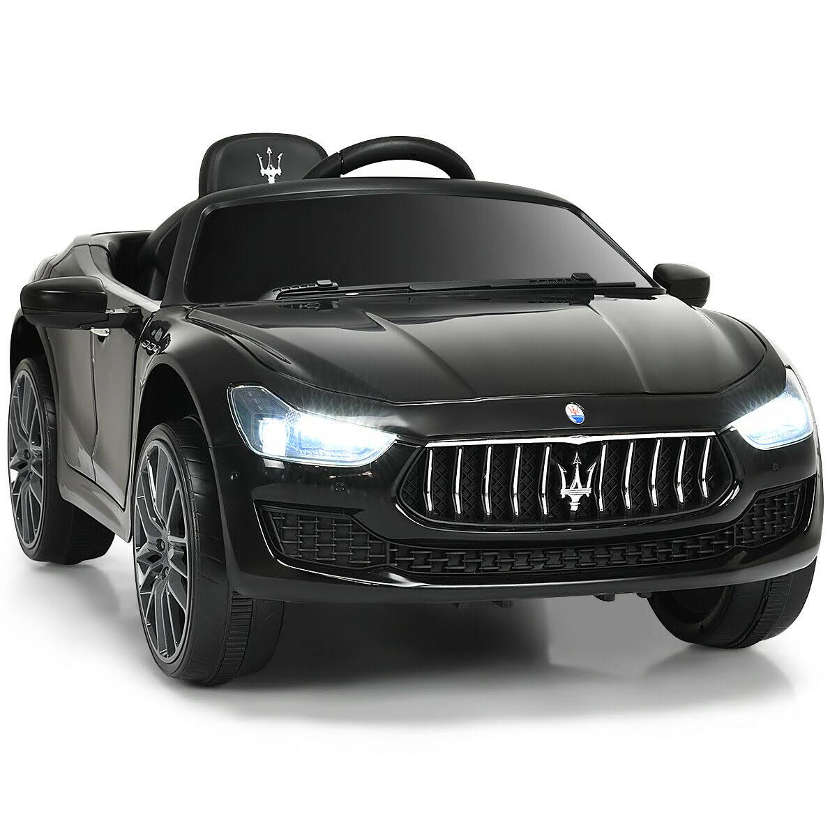 Black 12 V Remote Control Kids Ride on Car P214