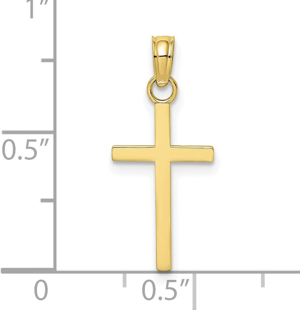 Polished Small Cross Pendant Charm U36163