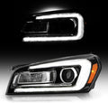 Black Halogen Headlight Lamp Left Driver Side V1148
