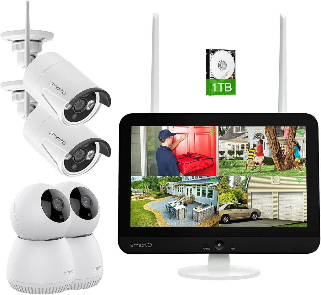 8CH Wireless Security Camera System with HD Monitor X279933