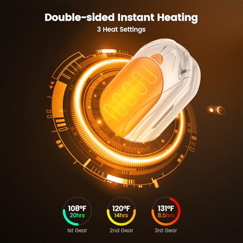 Rechargeable 6000mAh Electric Hand Warmer 2 Pack T222927