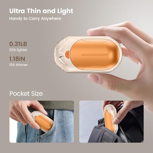 Rechargeable 6000mAh Electric Hand Warmer 2 Pack T222927