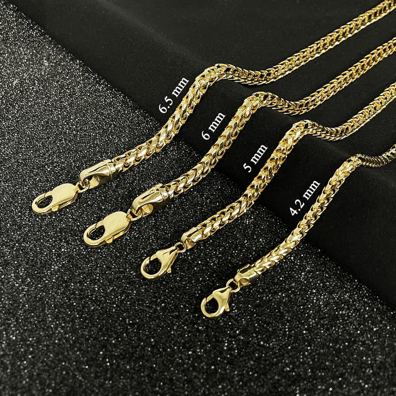 14k Gold Franco Chain Necklace E74034