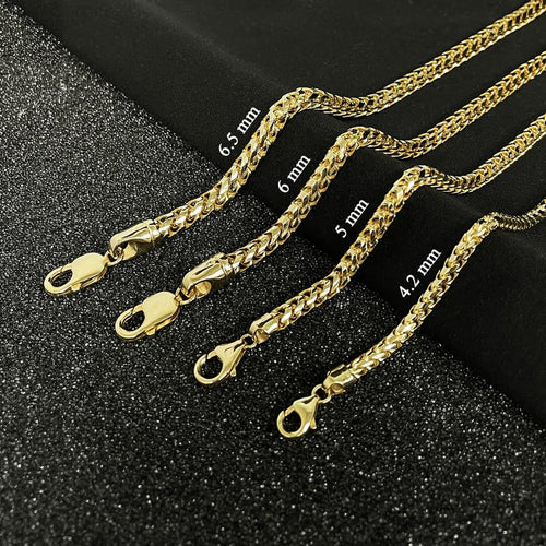 14k Gold Franco Chain Necklace E74034