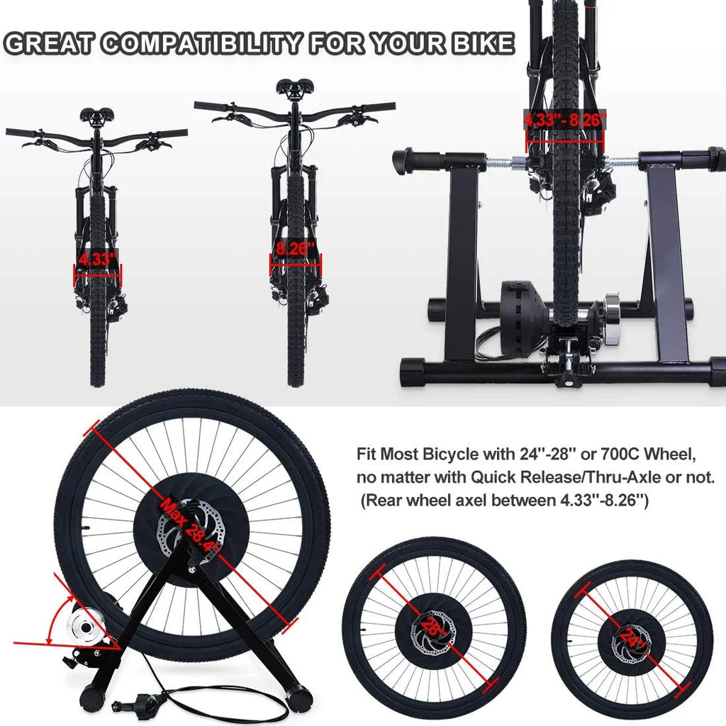 Indoor Bike Trainer Stand with 8 Levels Resistance V888175