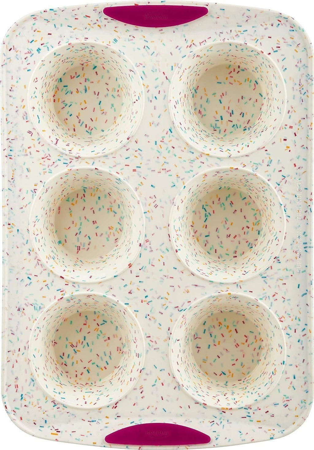 6-Cavity Silicone Jumbo Muffin Mold F730