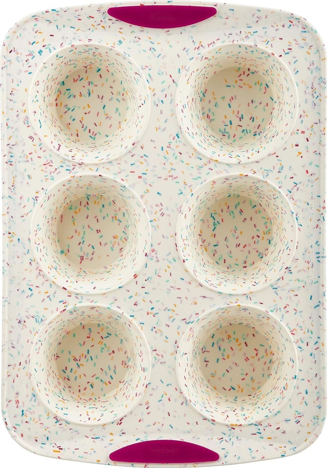 6-Cavity Silicone Jumbo Muffin Mold F730