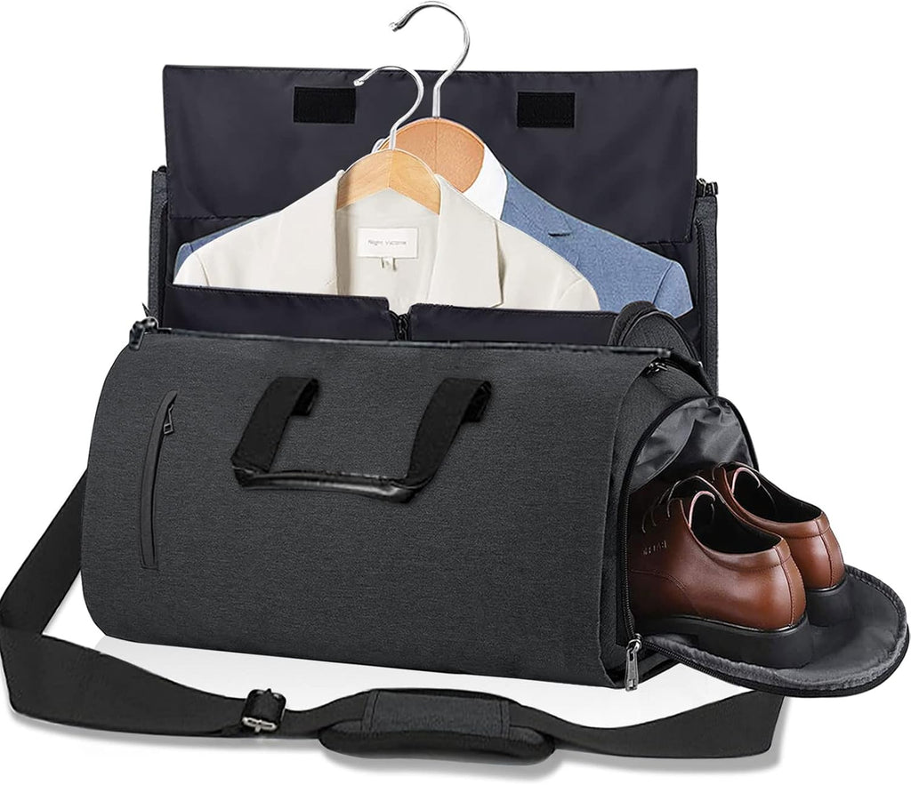 Convertible Garment Duffel Bag with Shoe Compartment E902212