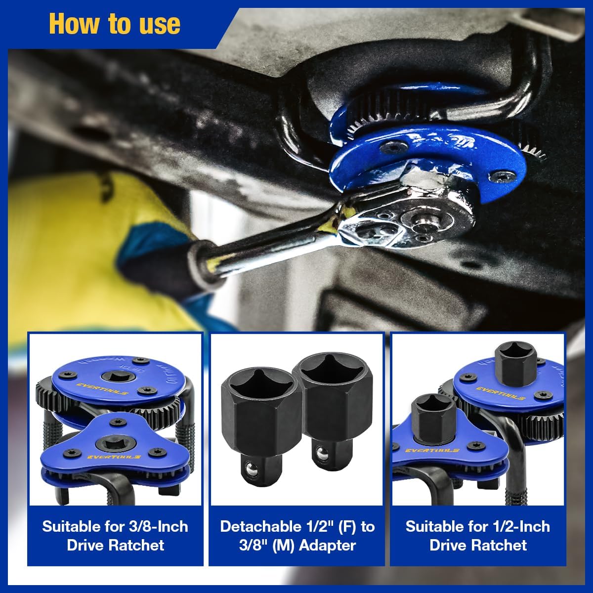 Adjustable Oil Filter Wrench with Gloves Z941