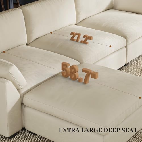 Black Velvet Modular Sectional Sofa W325836