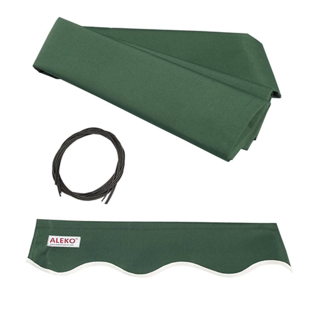 Motorized Retractable Patio Awning 12x10 Green S607889