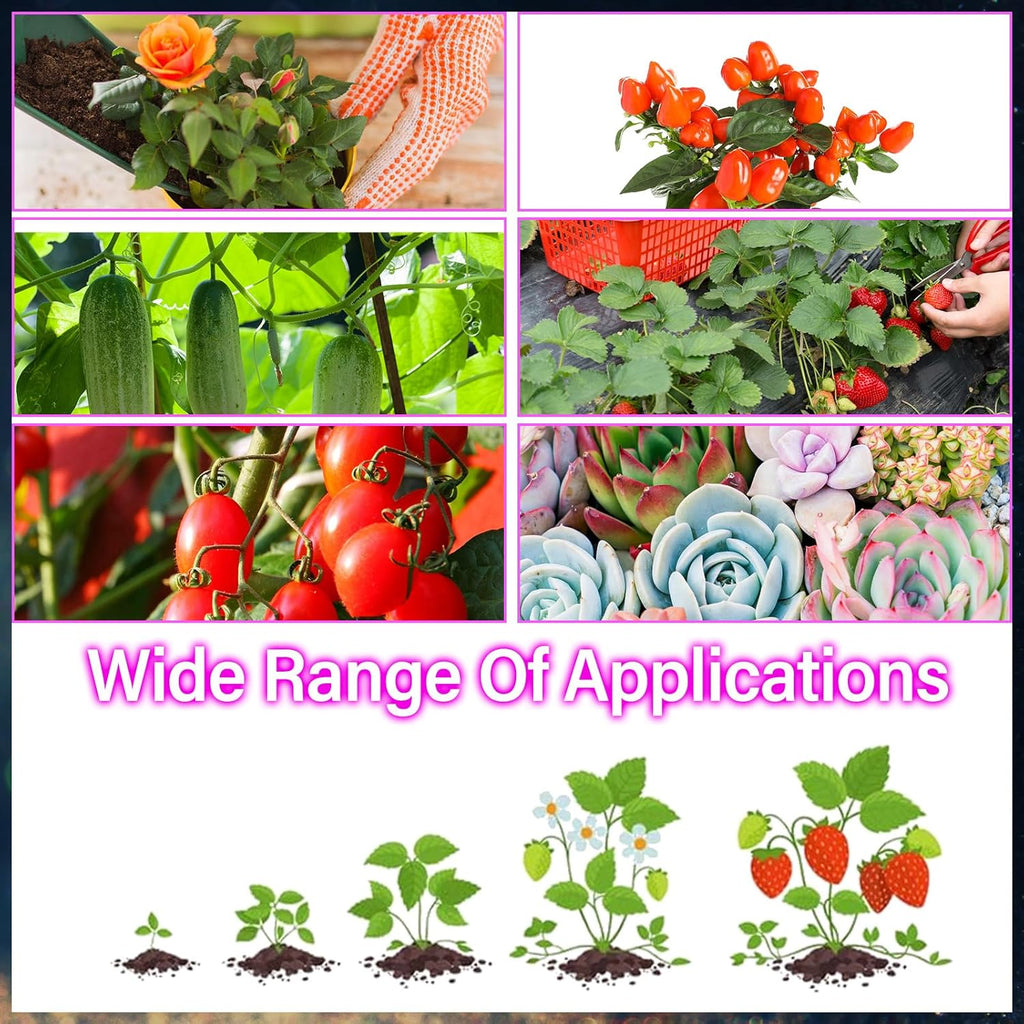 8 Pcs LED Grow Lights Full Spectrum S322
