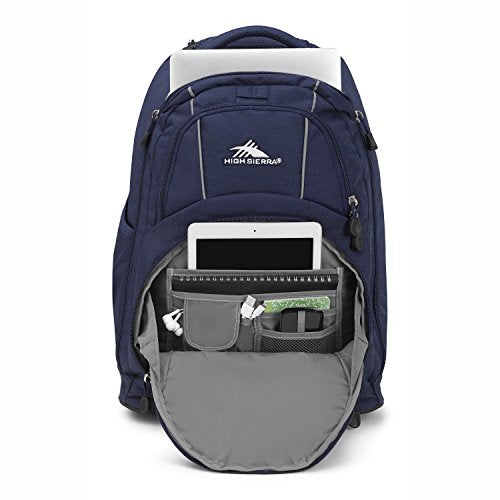 True Navy 20.5 x 13.5 x 8-Inch Wheeled Laptop Backpack F55823