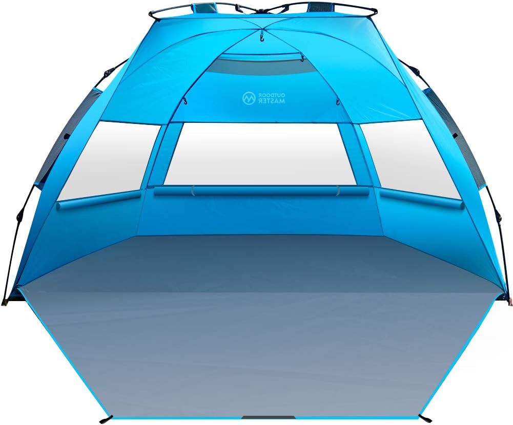4 Person Pop Up Beach Tent with UPF 50+ UV Protection I155714