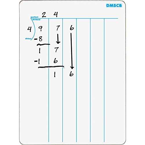 Two-Sided Dry Erase Board Set, 12” by 9” (Set of 6) O937