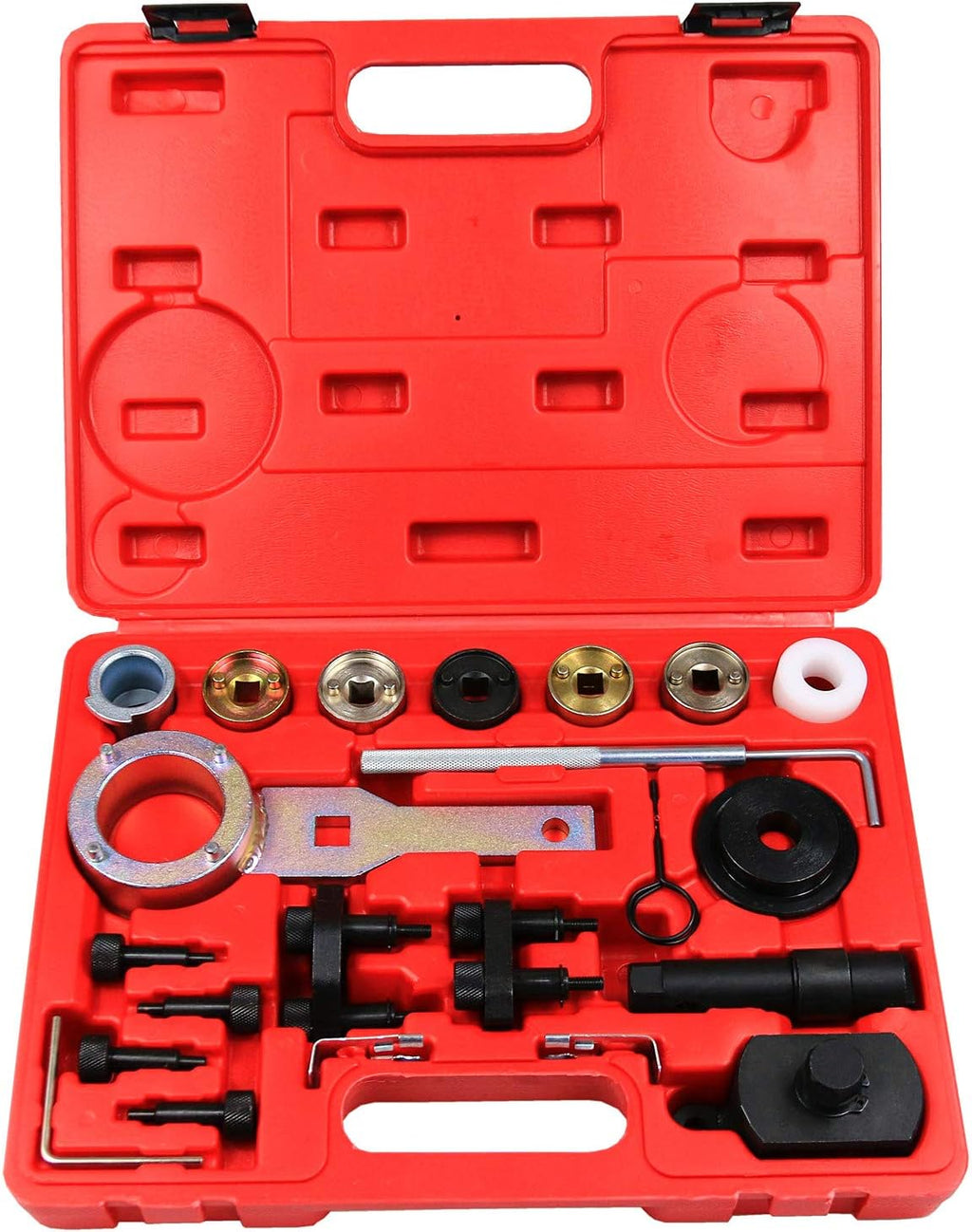 Engine Timing Camshaft Adjustment Tool Kit with Crankshaft Holding Wrench U799
