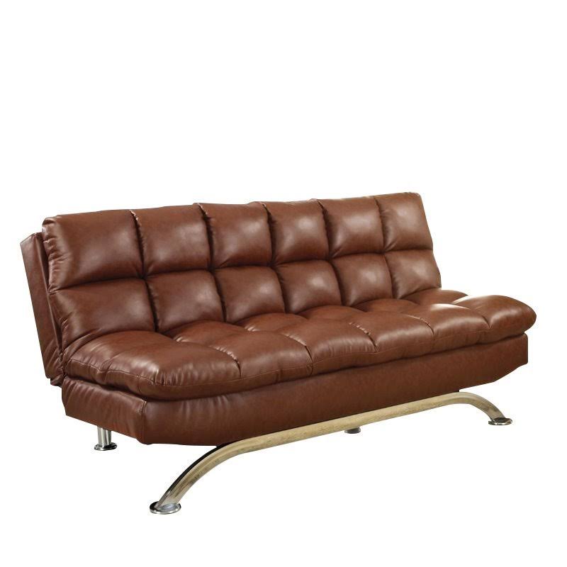 Faux Leather Sofa Bed W547