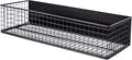 Black Magnetic Wire Mesh Shelf, 13.77" x 5.11" x 3.26" H99857