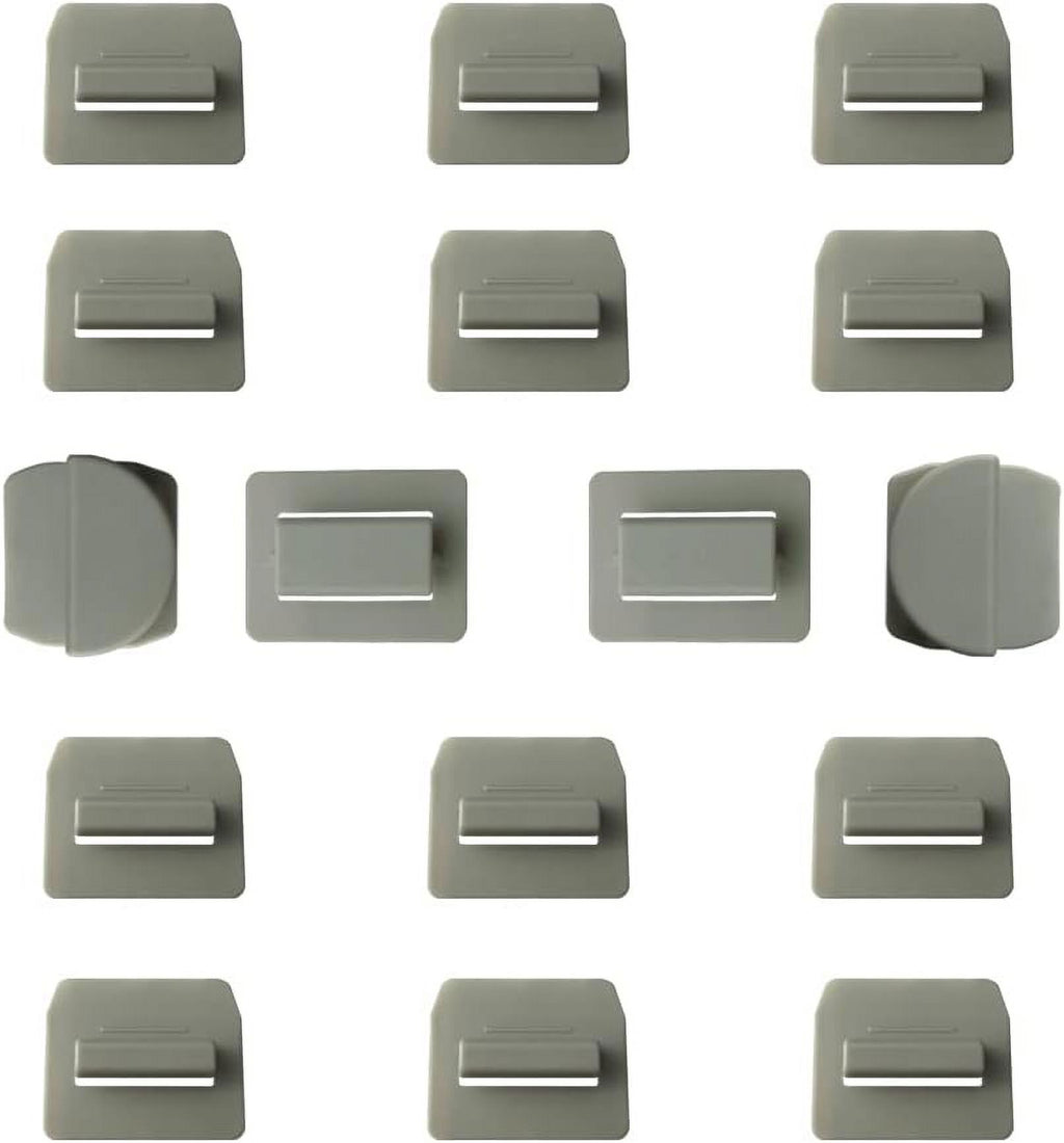 16 PCS White Sunshade Clips for Roof Shade M1538