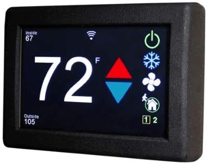 Black Digital RV Thermostat M558
