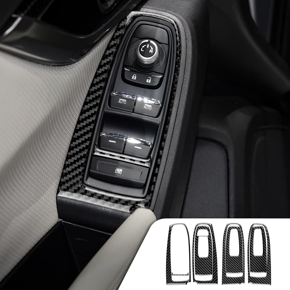 Carbon Fiber Window Switch Cover Pack of 2 F403
