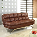 Faux Leather Sofa Bed W547
